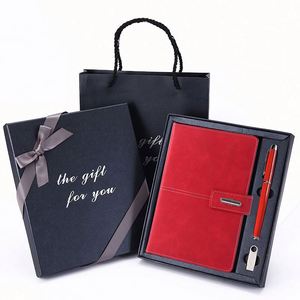 Wholesale Luxury Corporate <b>Gift</b> Notebook Set with Silk Screen Printed Personalized Business Office <b>Gift</b> <b>Box</b> - Product Image 1