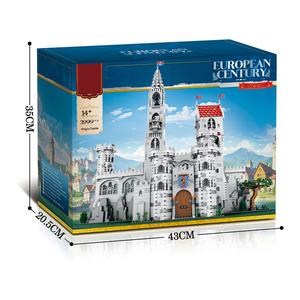 3999 Piezas de la Serie Arquitectónica, Bloques de Construcción 3D, Juguete de Bloques de Construcción del Castillo del Rey del Siglo Europeo para Niños - Product Image 5