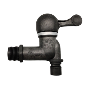 Single Handle Black Bathroom Sink <b>Wall</b> Mounted DN15 1/2" Faucet Plastic Water Tap for Bathroom - Product Image 6