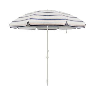 <span class=keywords><strong>Parasol</strong></span> d'extérieur, style Boho, 1.8m, 8 cadres en acier, rayures rondes noires et blanches, résistant aux UV, <span class=keywords><strong>parasol</strong></span> de plage et de Patio avec franges - Product Image 1