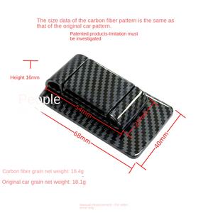 Nouveau stabilisateur de ceinture de sécurité universel en ABS pour tous les modèles de véhicules, ancrage à motif fibre de carbone le plus vendu - Product Image 2