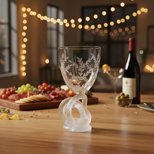 Verre à <span class=keywords><strong>vin</strong></span> <span class=keywords><strong>blanc</strong></span> en cristal <span class=keywords><strong>de</strong></span> style classique moderne, capacité 330 ml, marque Crystal Coast, idéal pour la maison, les fêtes, les hôtels et le camping - Product Image 2