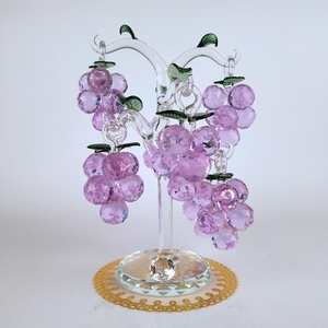 Vente directe d'usine, magnifique cristal de verre K9, cristal coloré en forme de raisin pour la maison - Product Image 3