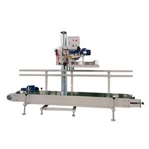 Machine à coudre automatique industrielle haute vitesse pour sacs de 25 kg et 50 kg de farine de riz et machine de pliage et de scellage de sacs tissés en PP avec convoyeur - Product Image 1