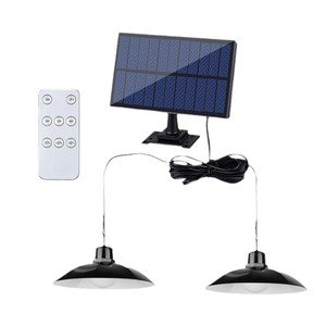 Conception imperméable solaire extérieure de lumière de mur de LED <span class=keywords><strong>d</strong></span>'IP65 2 têtes avec les lumières à télécommande de capteur de mouvement pour le jardin - Product Image 2