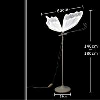 YC Meilleures ventes : Décorations lumineuses suspendues en forme d'ailes de papillon en fer pour mariages
