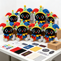 Jouets en peluche OEM, clown corpulent personnalisé pour Halloween, animal en peluche avec détails colorés pour enfants de tous âges, décoration