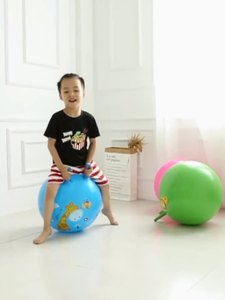 Jouet gonflable en plastique écologique pour enfants Skippy Hopping Ball Grip Skip Ball Toy - Product Image 4