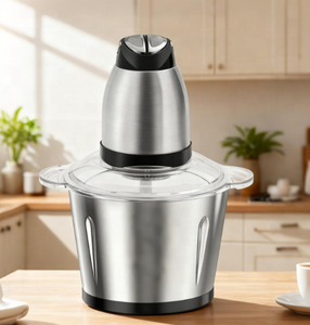 Picadora de Carne <span class=keywords><strong>El</strong></span>éctrica de Acero Inoxidable de 2L 3L, Automática, de Alta Eficiencia, Multiusos, para Restaurante y Hogar, para Mantequillas de Frutos Secos y Fufu - Product Image 1