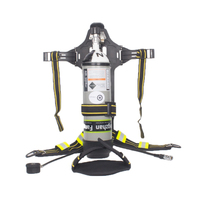 Appareil respiratoire autonome à pression positive CCS MED 6L RHZK6/30 SCBA en acier inoxydable 30Mpa 55-60min pour la lutte contre les incendies