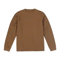 PRINT FUN Mann Langarm Mode Rundhals T-Shirt Benutzer definierte Reflektierende Logo Druck T-Shirt Baumwolle 100% Herren T-Shirts