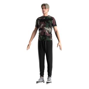 Vêtements de sport pour hommes, vêtements de fitness de haute qualité, t-shirts de sport pour hommes, créez votre propre t-shirt de compression - Product Image 5