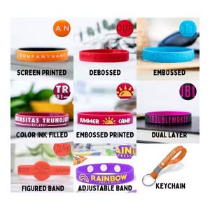 Pulsera de Silicona Personalizada con el Arcoíris del Orgullo, para Eventos, Recaudación de Fondos, Concientización y Apoyo, Tallas para Adultos y Niños - Product Image 4
