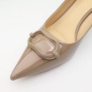 Escarpins Femme Designer Shehe à Talon Chaton Fin de 7 cm en PU Verni, Chaussures de Mariée à Enfiler à <span class=keywords><strong>Bout</strong></span> <span class=keywords><strong>Pointu</strong></span> pour Automne, Hiver et Printemps - Product Image 4