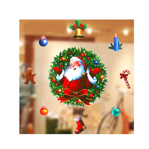 <span class=keywords><strong>Autocollant</strong></span> de verre <span class=keywords><strong>vitrine</strong></span> de noël, étiquette statique, décoration de maison, <span class=keywords><strong>vitrine</strong></span> de porte, boutique - Product Image 5