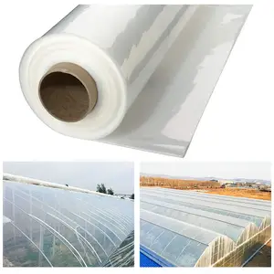 Cheap price plastic film uv polythene greenhouse 200 250 micron 18m 80-150micron po film agricultural greenhouse