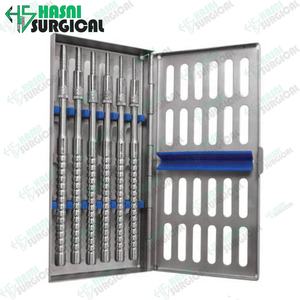 Kit d'instruments dentaires pour implants dentaires en acier inoxydable Ostéotomes plats Produits les plus vendus - Product Image 2