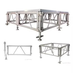 Scène mobile pour événements, concerts, mariages, scène d'assemblage facile à installer, contreplaqué antidérapant, hauteur réglable, à vendre - Product Image 1