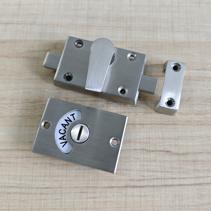 Cerradura de Puerta de Baño Público de Alta Resistencia con Indicador de Disponibilidad (Ocupado/Libre) para Baños Comerciales - Product Image 4