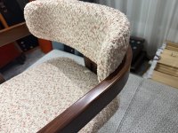 Chaise de salle à manger moderne en bois massif rembourrée, chaises en bois pour la maison, le restaurant, l'hôtel, le café et les mariages