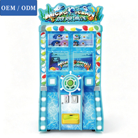 Fabricant chinois de machines de jeu d'arcade électroniques à monnayeur, à prix de gros, pour la distribution de cadeaux, avec thème Océan Microscopique, personnalisables et de nouvelle génération