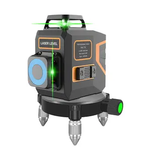 Mức laser chéo màu xanh lá cây tự cân bằng với chế độ xung thủ công chính xác mức Laser ngang dọc để treo hình ảnh