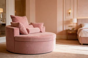 Poltrona <span class=keywords><strong>VIP</strong></span> per Home Theater, Divano per Soggiorno in Tessuto, Poltrona Singola per Appartamento - Product Image 4