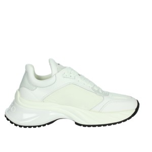 Sneakers da uomo di alta moda moda bianche P023 SS0025 scarpe da passeggio leggere in maglia vera pelle fodera LED illuminata PU - Product Image 4