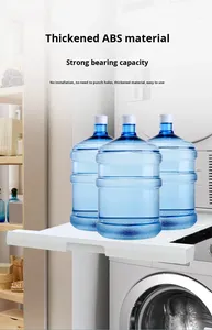Support de rangement multifonctionnel escamotable pour machine à laver, avec fixation pour sèche-<span class=keywords><strong>linge</strong></span> - Product Image 3