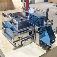 Robot de nivellement de sol à commande à distance, mini-niveleuse laser