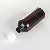 Bouteille vide en PET pour capsules médicales, flacon de 250 ml en plastique pour sirop contre la toux ou suppléments, avec bouchon à vis