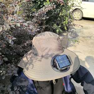 Sombrero de Protección Solar con Ventilador para Actividades al Aire Libre, Pesca, Protección Contra la Exposición Solar, Sombrero para Camping - Product Image 6