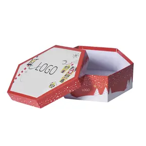 कस्टम विशेष आकार कस्टम कुकी केक उपहार पैकेजिंग कार्डबोर्ड पैकिंग हेक्सागोनल बॉक्स