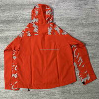 Veste de sport pour homme OEM en cuir avec impression en relief, séchage rapide, décontractée, élégante, mode streetwear, marque Europe & États-Unis
