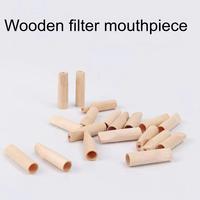 Embout de cigarette en bois massif, filtre en bois, embout buccal original, jetable, lavable, trou traversant, personnalisable