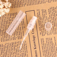 2ml 3ml 5ml 10ml atomiseur vide en plastique à sertir Mini parfum échantillon cosmétique vaporisateur à brume Fine