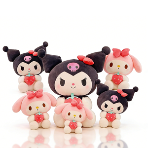 Figurine en peluche Kuromi et My Melody de 40-100 cm, jouet pour enfants, dérivé d'animation, poupée en peluche Sanrio - Product Image 5