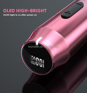 Biomaser Machine à tatouer sans fil Dermografo Maquillage permanent avec 2 têtes de batterie <span class=keywords><strong>Kit</strong></span> de microblading pour l'Académie - Product Image 4