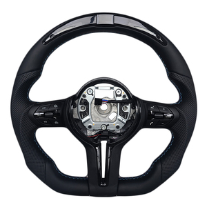พวงมาลัยหนังแท้สำหรับรถยนต์ BMW F10 F30 F90 F01 F02 F12 F13 F90 ซีรีส์ 3 4 5 ลดราคาพิเศษ ขายส่ง - Product Image 1