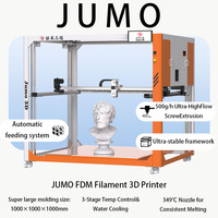 Imprimante 3D FDM industrielle 1000 mm JUMO, équipement d'impression 3D à grande échelle pour modèles architecturaux et grands moules de fonderie