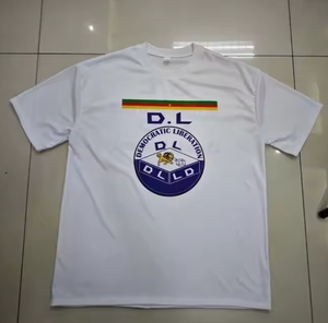 Dl Tùy Chỉnh Giản Dị Dệt Kim T-<span class=keywords><strong>Shirts</strong></span> 100% Polyester Chiến Dịch Cuộc Bầu Cử Người Đàn Ông Của In Rắn Mô Hình In Kỹ Thuật Số Nhanh Chóng Khô - Product Image 1