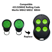 Télécommande de porte de garage M832, 433,92 MHz, code roulant, transmetteur de remplacement pour M842 M844 M230T M430R