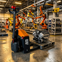 Chariot à palettes électrique personnalisable NRT NBD15Q01LD, alimenté par batterie, ODM disponible, capacité de 2000 kg