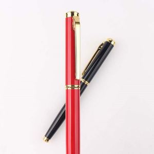 Promotional Stainless Steel Metal Fountain Pen With Custom Logo School Office Executive <b>Cheap</b> Wholesale Luxury High Quality - Product Image 2