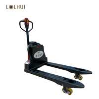 Transpalette alimenté par batterie au lithium 1 tonne 1000kg Nouveau petit mini style de marche Transpalette électrique 2 tonnes Chariot élévateur à fourche