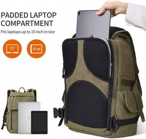 Sac à dos pour appareil photo reflex numérique, grand format, imperméable, en toile polyester, pour voyages et activités de plein air, échantillon gratuit - Product Image 2