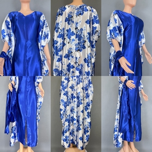 Abiti Tradizionali Africani da Donna <span class=keywords><strong>Taglie</strong></span> <span class=keywords><strong>Forti</strong></span>, Vestito Lungo Stile Dubai Musulmano per Feste Serali, Abiti Ankara Dashiki - Product Image 6