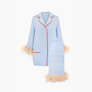 Wanpaul <strong>Women's</strong> Two Piece <strong>Thermal</strong> Knitted Camel Bird Feather Sleepwear Home <strong>Clothes</strong> - Product Image 1