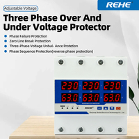 Multiprise AVP avec relais de protection séquentielle Dispositif de protection contre les surtensions et les basses tensions haute tension triphasée