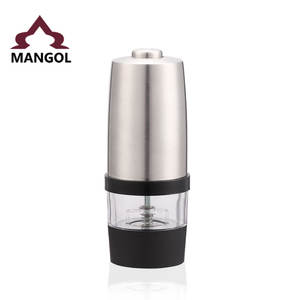 Moulin à poivre électrique portable tout-en-un en acier inoxydable 100W, alimenté par batterie, gadget de cuisine pour la cuisson - Product Image 3